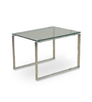 Calvin Glass Top End Table by sohoConcept