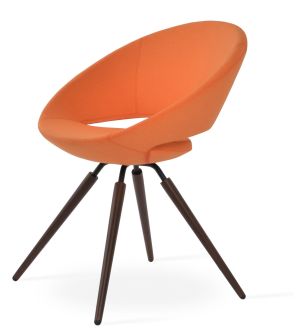 Crescent Carrot Swivel Chair by sohoConcept