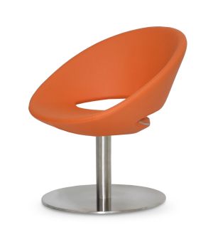 Crescent Lounge Round Swivel Chair by sohoConcept