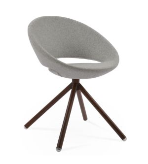 Crescent Stick Swivel Chair by sohoConcept