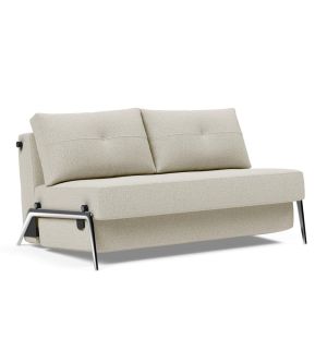 Cubed 02 Size Sofa Bed with Aluminum Legs by Innovation Living | Modern Sofa Beds Cressina