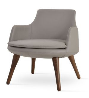 Dervish Lounge Wood Armchair by sohoConcept