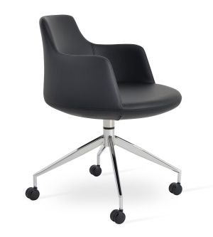 Dervish Spider Swivel Armchair with Caster by sohoConcept