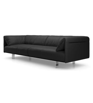 Essex Sofa - Black Leather