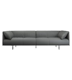 Essex Sofa - Warm Grey Leather