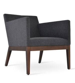 Harput Vogue Wood Lounge Armchair by sohoConcept