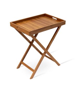 Lido Folding Outdoor End Tray Table by sohoConcept