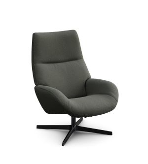 Lotus Recliner Lounge Chair with Footrest by Kebe