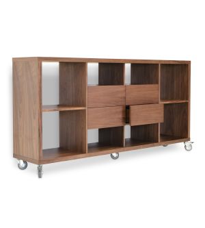 Malta Bookcase with Drawers by sohoConcept