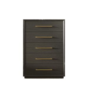 Manhattan Contemporary Grey and Gold Chest