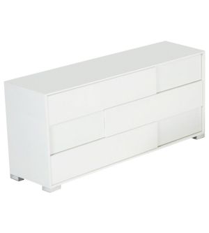 Monza Italian Modern White Dresser