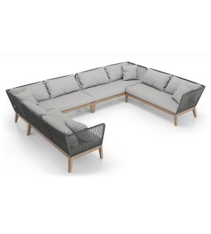 Maui Gathering Outdoor Sectional Sofa by Modenzia