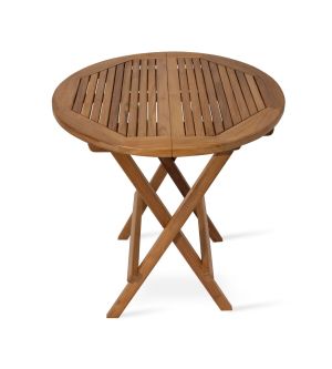 Paramount Folding Outdoor Round End Table by sohoConcept