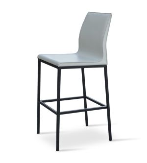 Polo Metal High Back Stool by sohoConcept
