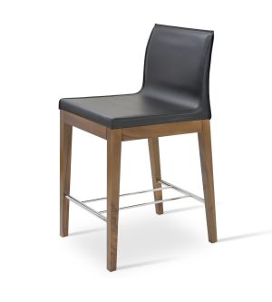Polo Wood Low Back Stool by sohoConcept