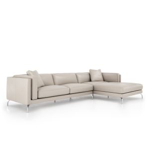 Reade Right Sectional Sofa - Opala Leather