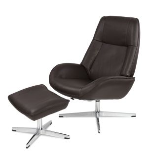 Roma Recliner Lounge Chair with Footrest by Kebe
