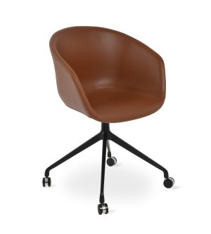 Tribeca Spider Swivel Armchair with Caster by sohoConcept