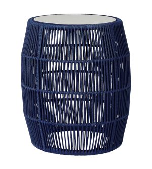 Volta Outdoor Accent Table - Blue Cord