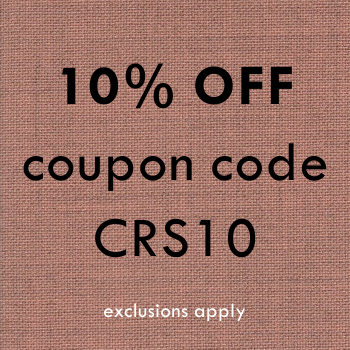 10% off coucpon code CRS10
