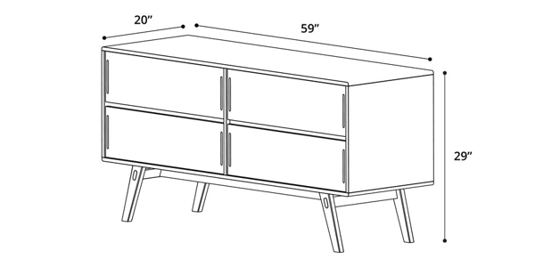 Haru Dresser Dimensions