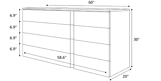 Park Dresser Dimensions