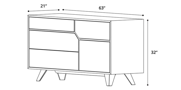 Rivington Dresser Dimensions