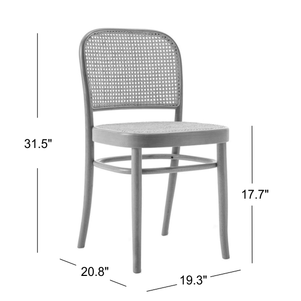 Salvatore Outdoor Dining Chair Dimensions