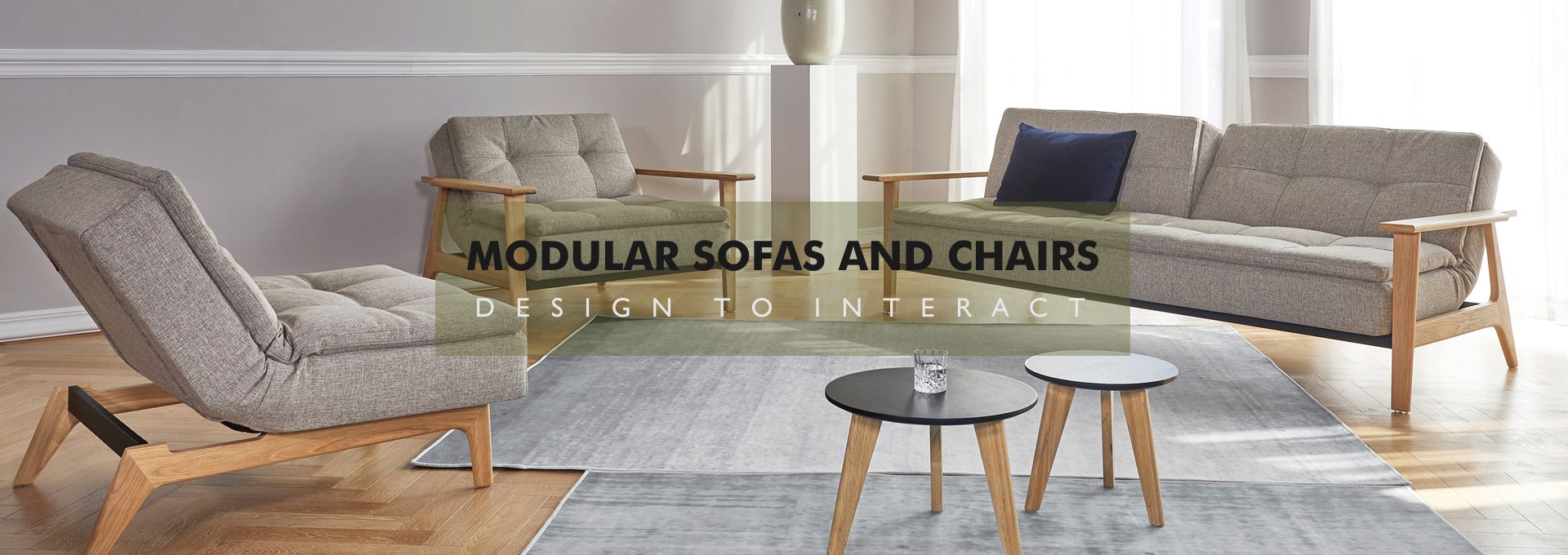 Modular Sofa Beds and Chairs by Innovation Living